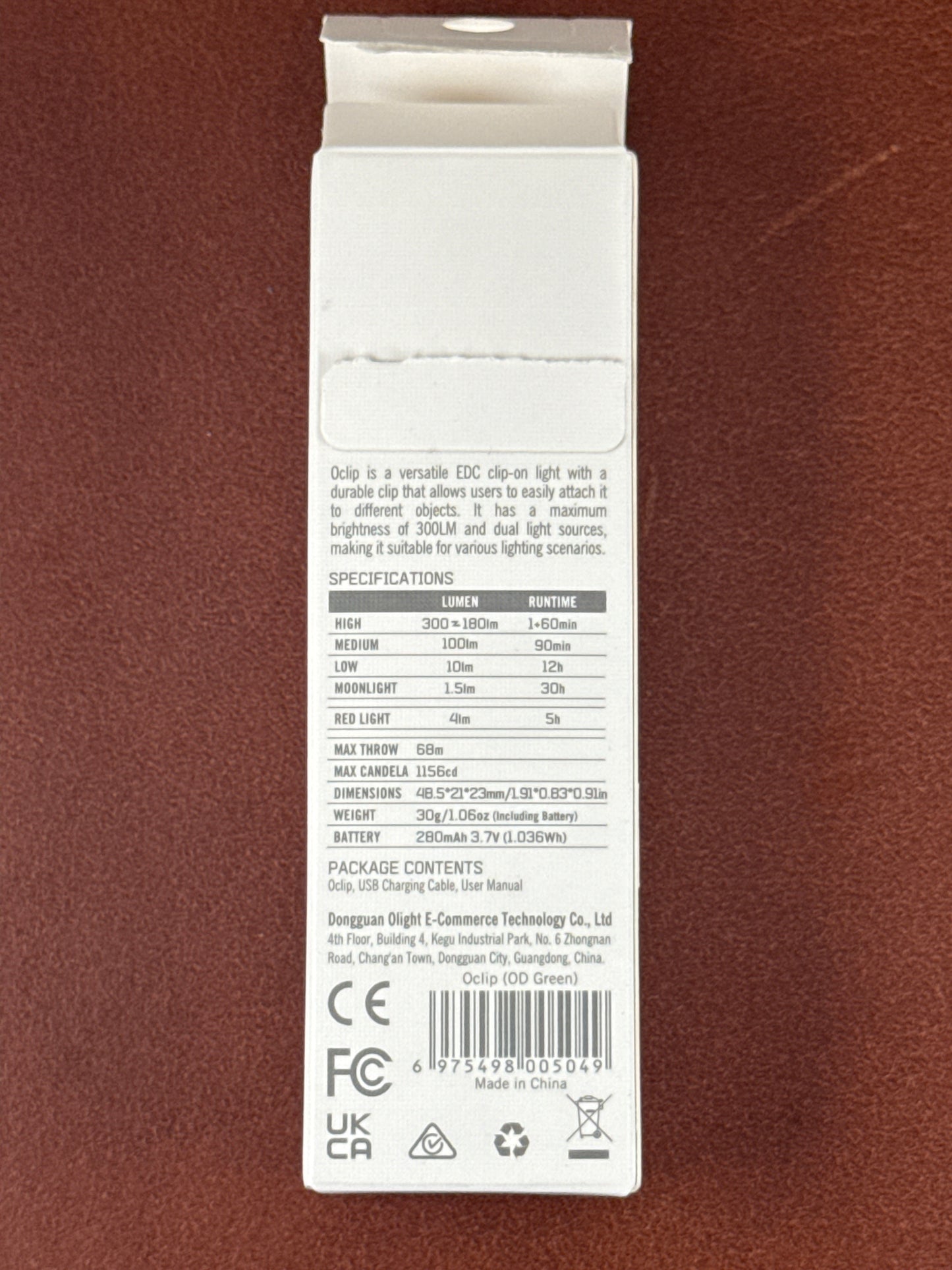 OLIGHT Oclip ( NEW WITH BOX )