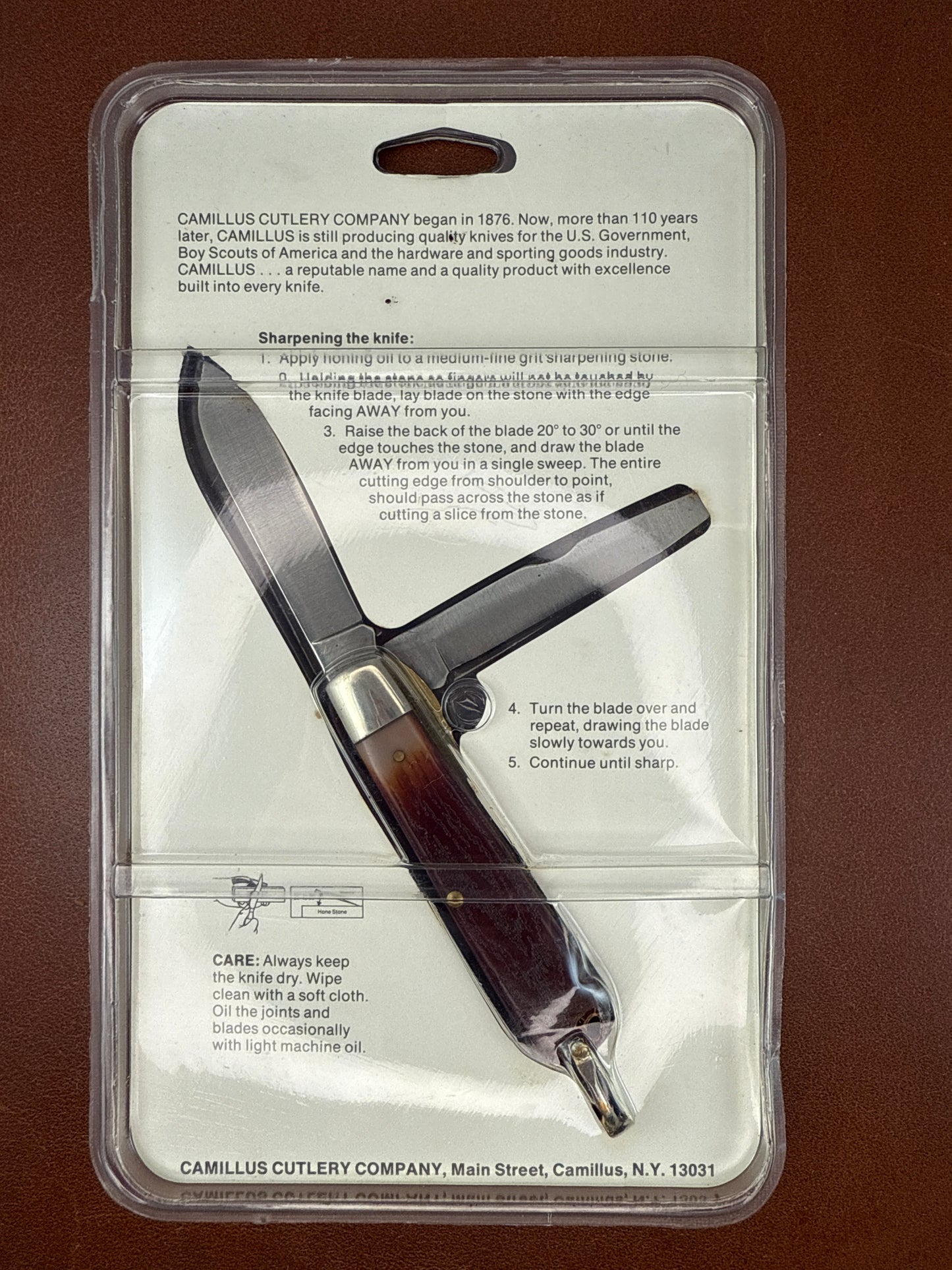 Camillus screwdriver knife NEW