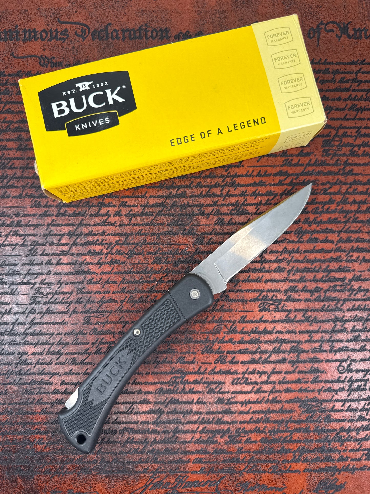 Buck 110 lite Hunter ( used with box )