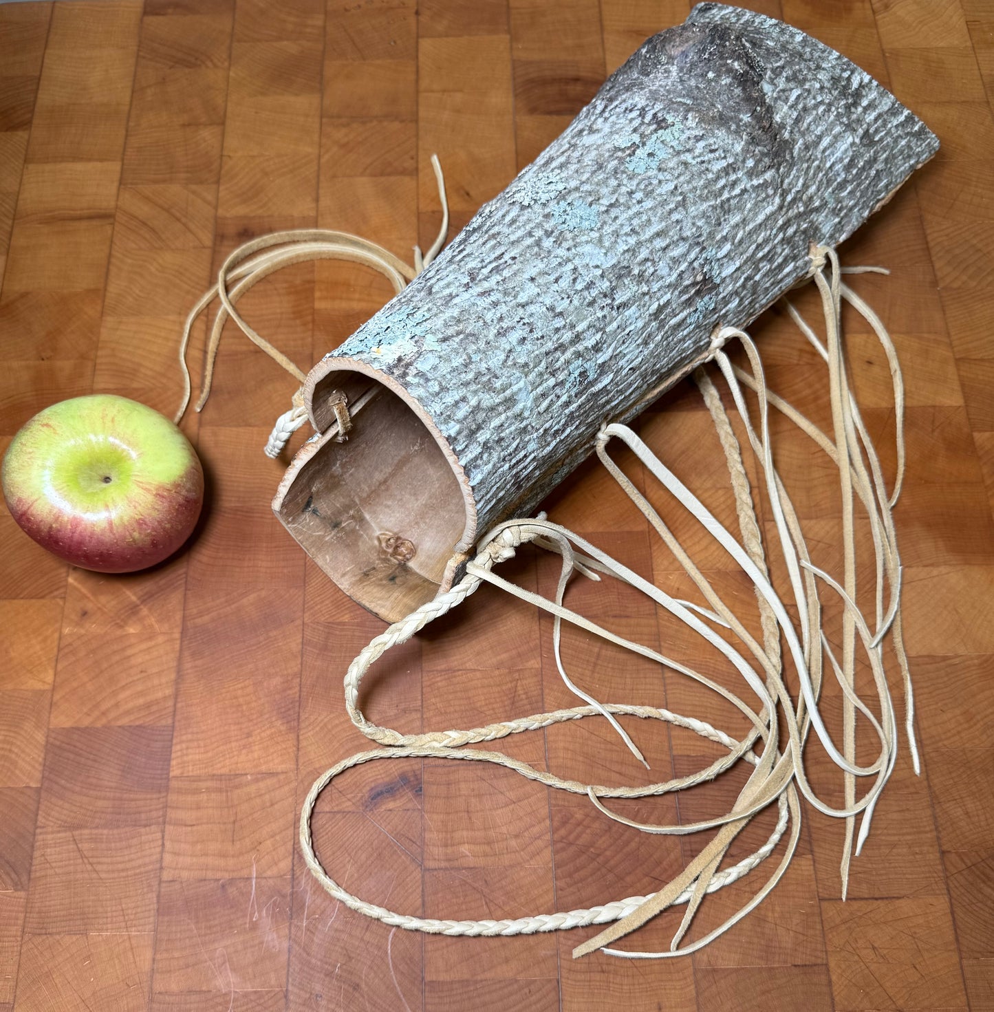 one of a kind Poplar bark bag Hand crafted