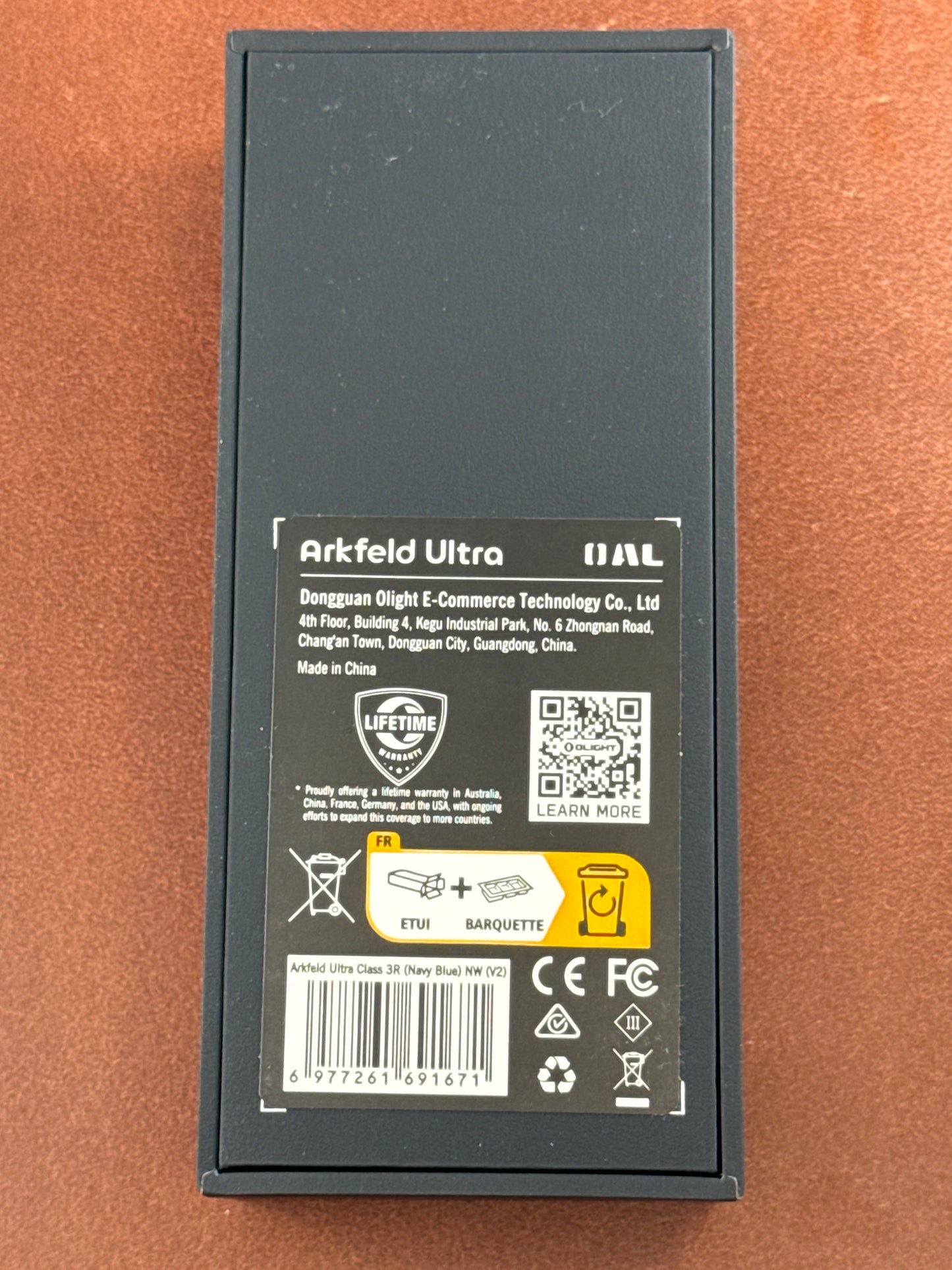 Arkfeld Ultra 3-in-1 EDC Flashlight with O-aluminum Material Dark Blue