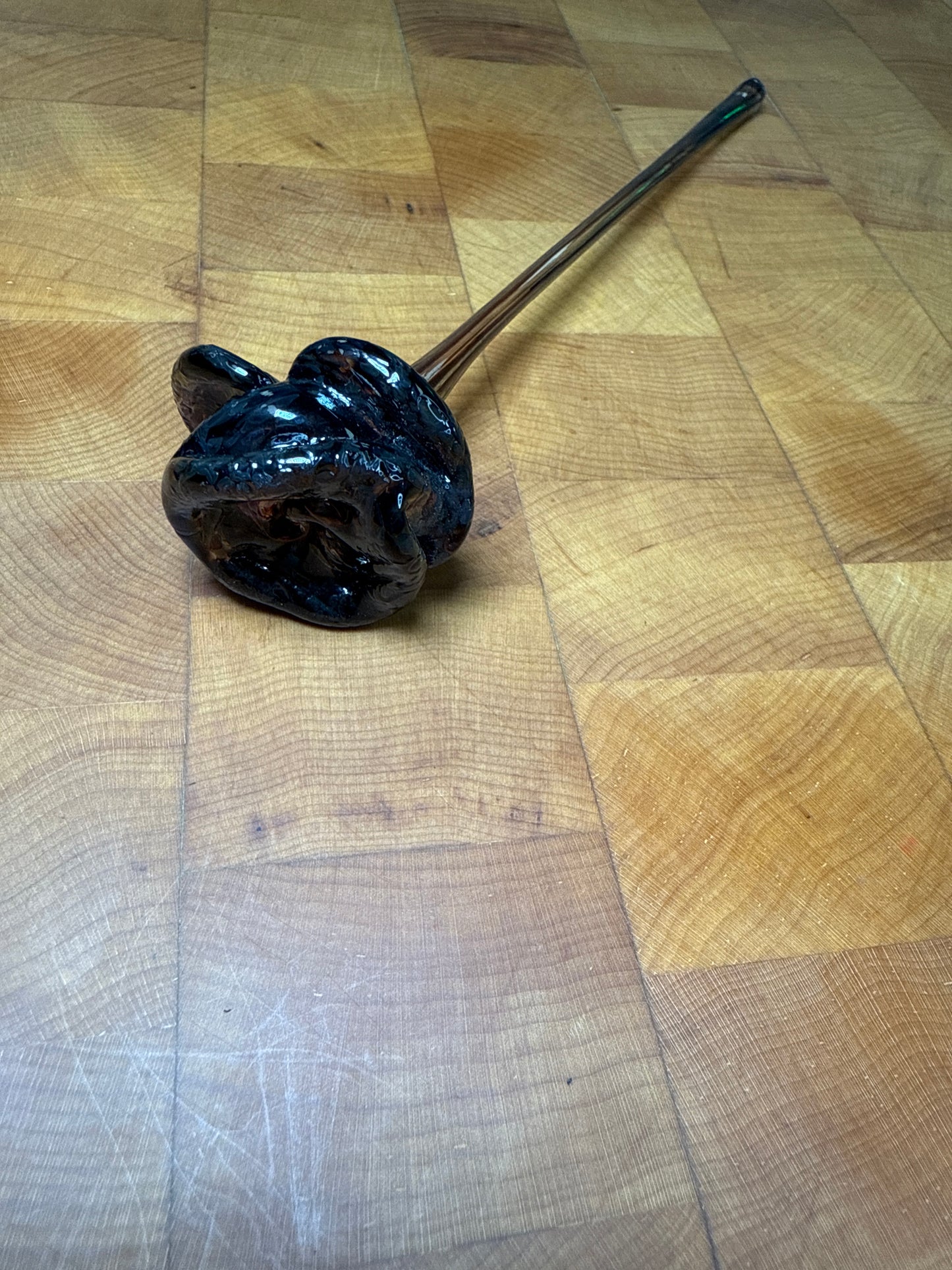 Small glass rose
