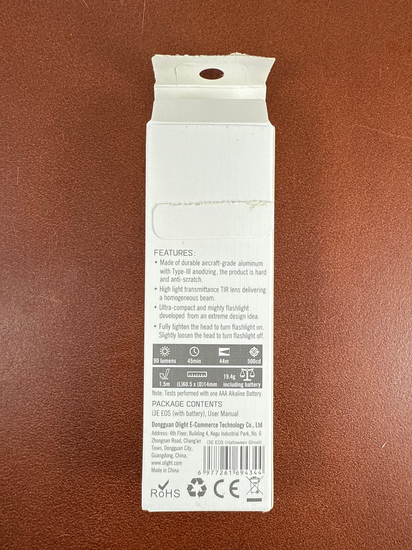 OLIGHT I3E EOS ( NEW WITH BOX )