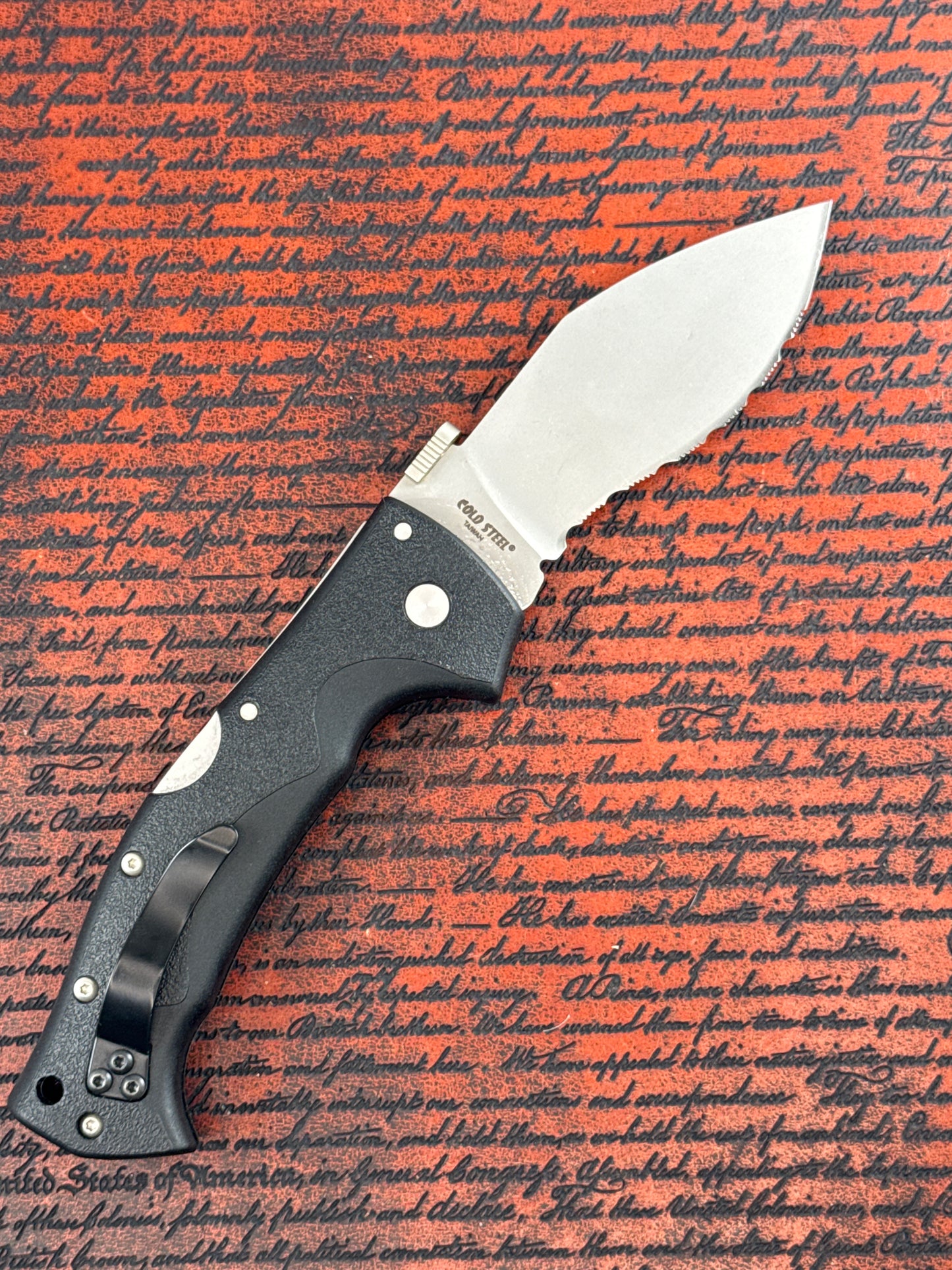 Cold Steel Rajah III Serrated ( Used with Box )