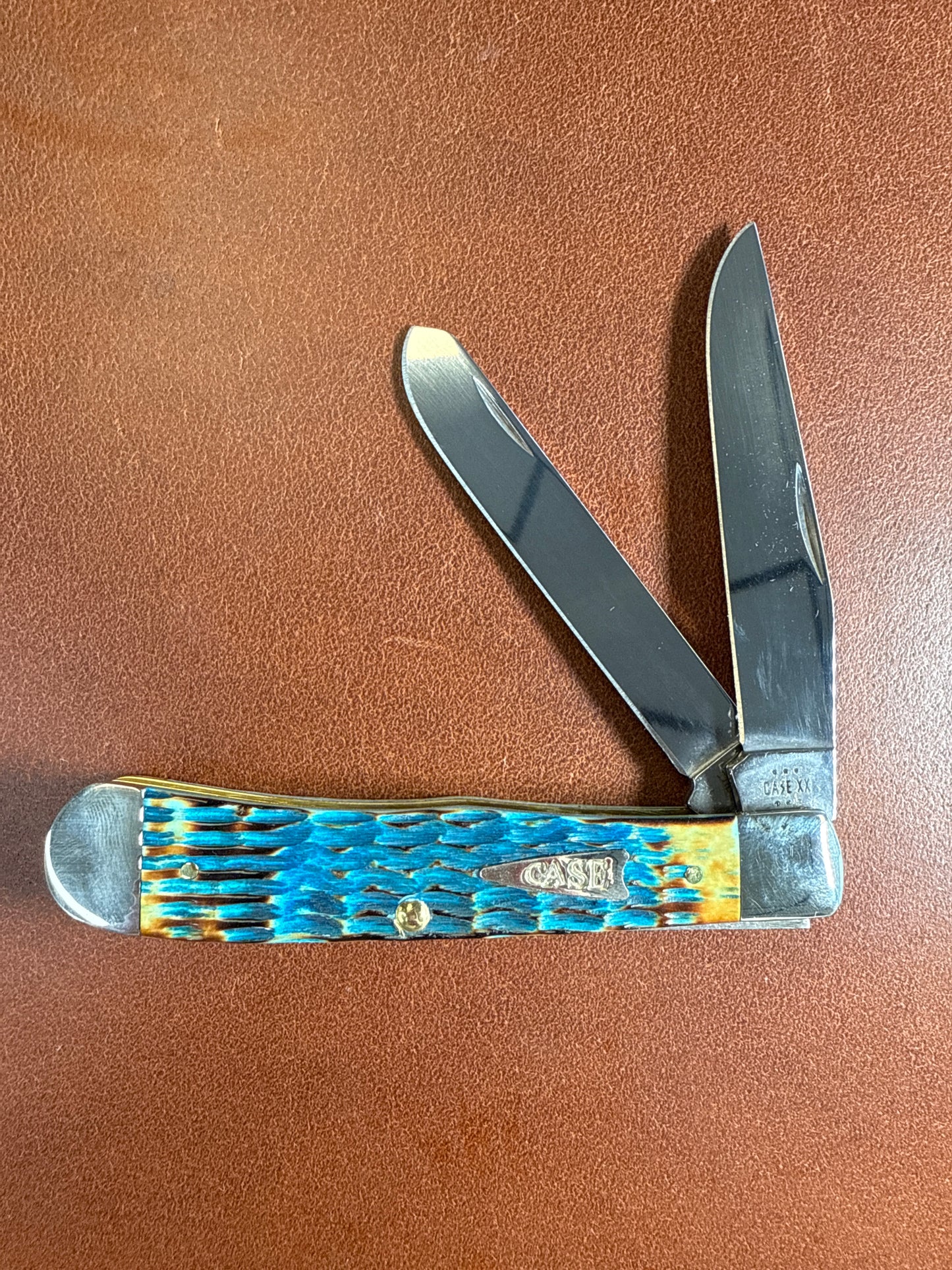 Sky blue bone Crandall jig trapper