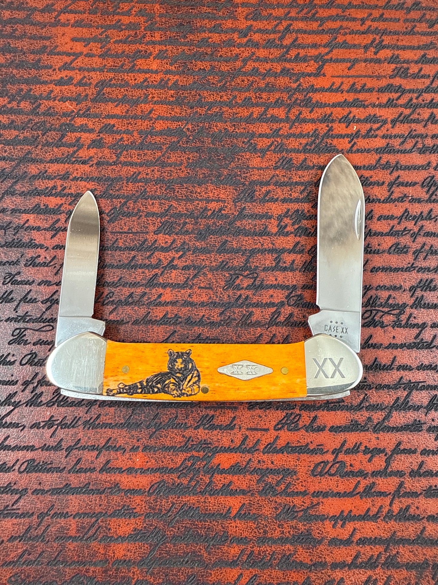 Case XX Tiger stripe No. 12544