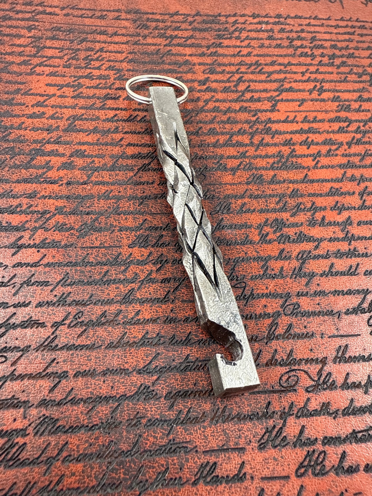 Forged pineapple bottle opener