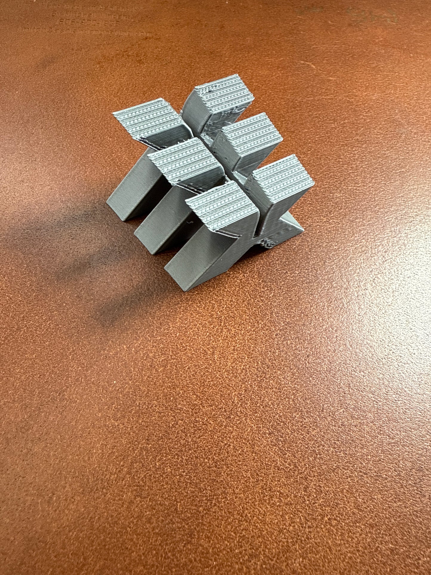 3D printed X single knife rest