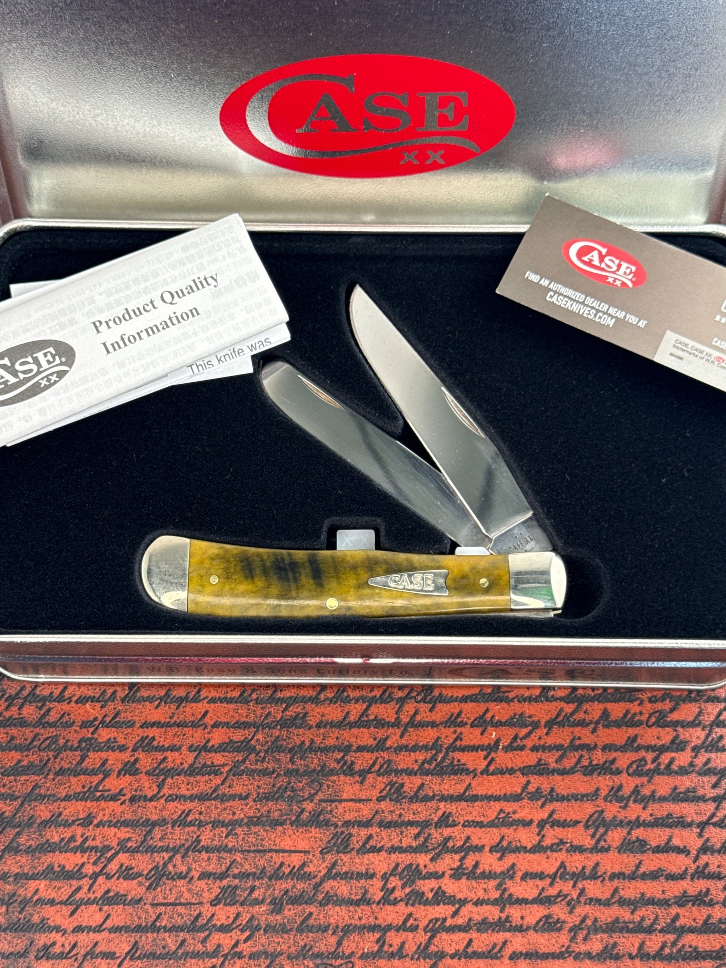 Case XX No. 10865 ( New with tin )