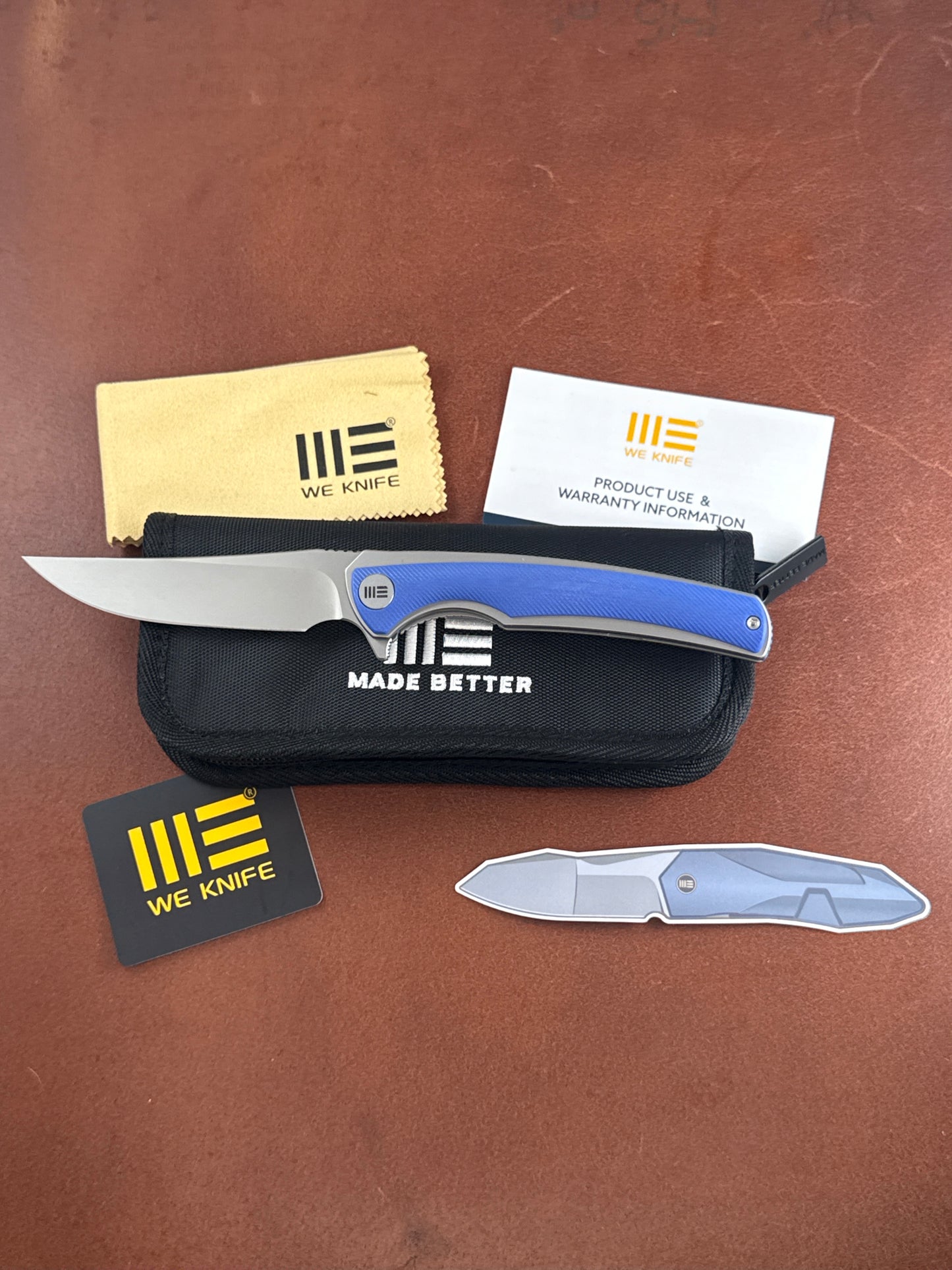 We Knife Company 704X-B 704 ( New with Box and Case )