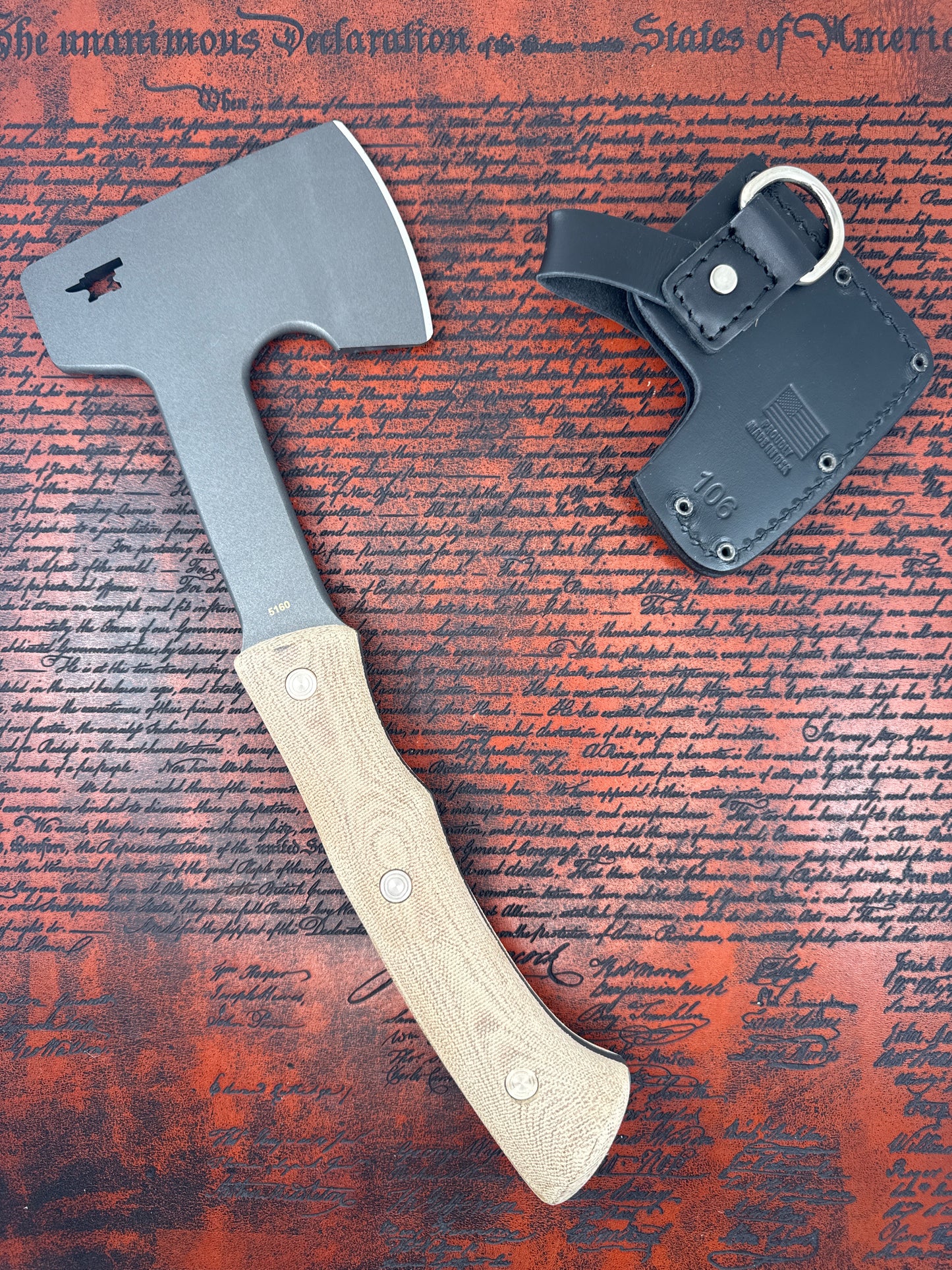 Buck Axe ( NEW WITH SHEATH AND BOX )