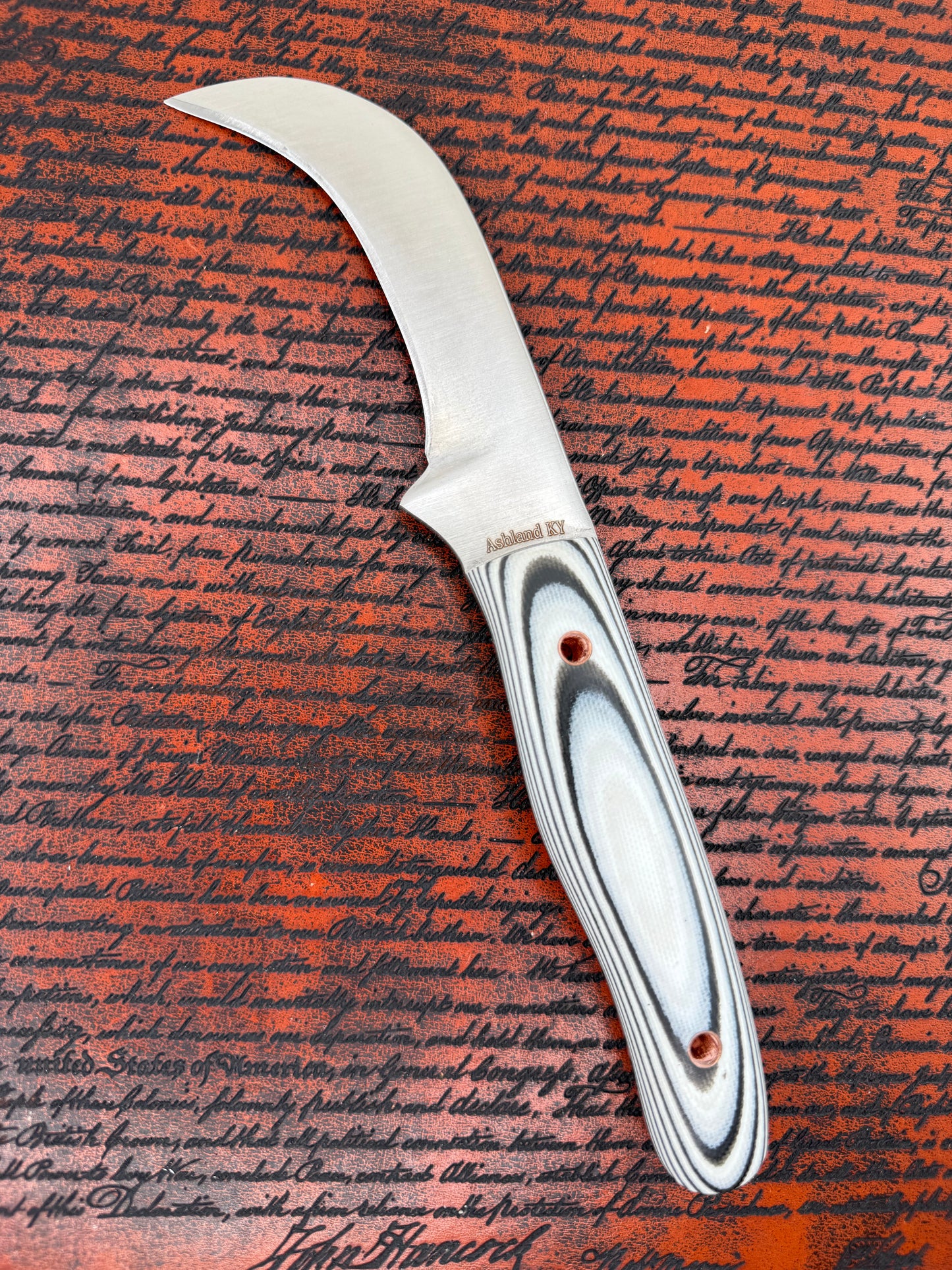 Hawk Bill cobbler knife
