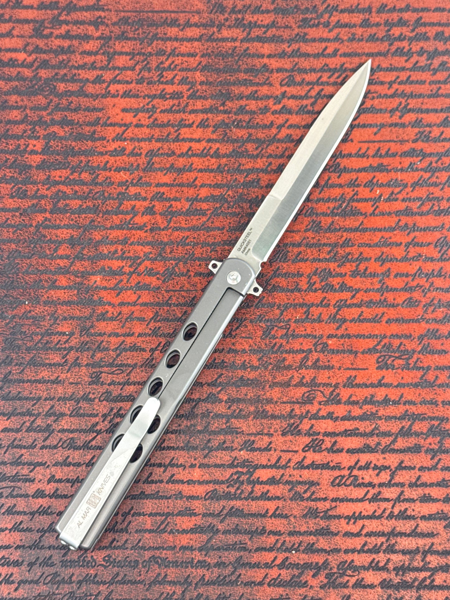 AL MAR KNIVES Quick Steel ( New with Box )