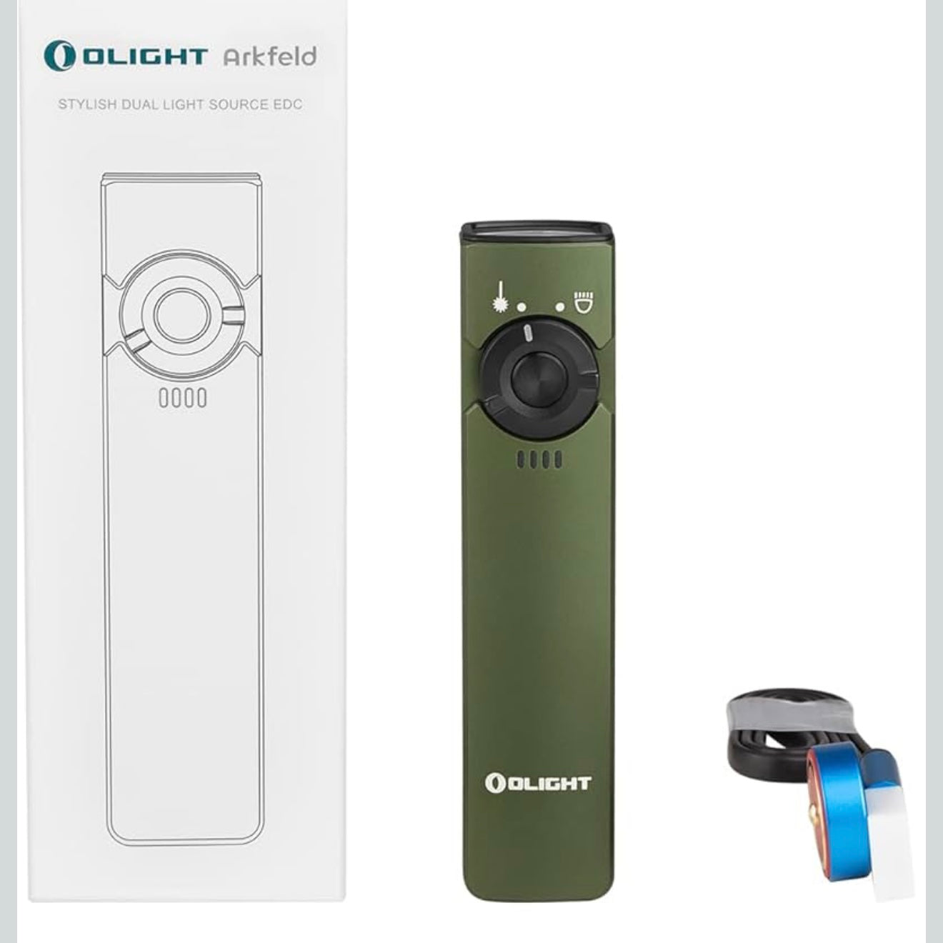 Olight Arkfeld ( green ) new with box
