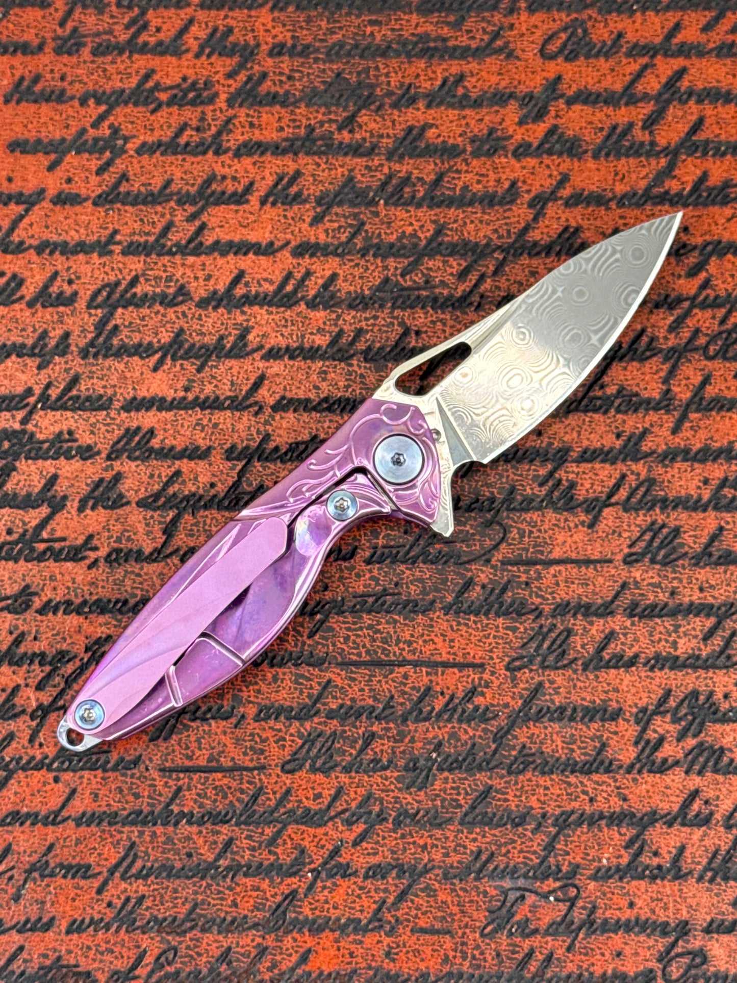 RIKE KNIFE purple ( NEW WITH PINK )
