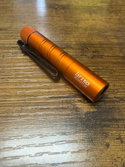 i3T 2 EOS Small EDC Flashlight orange