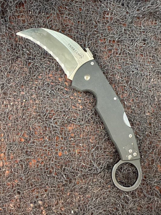 Cold steel tiger claw ( used ) without box