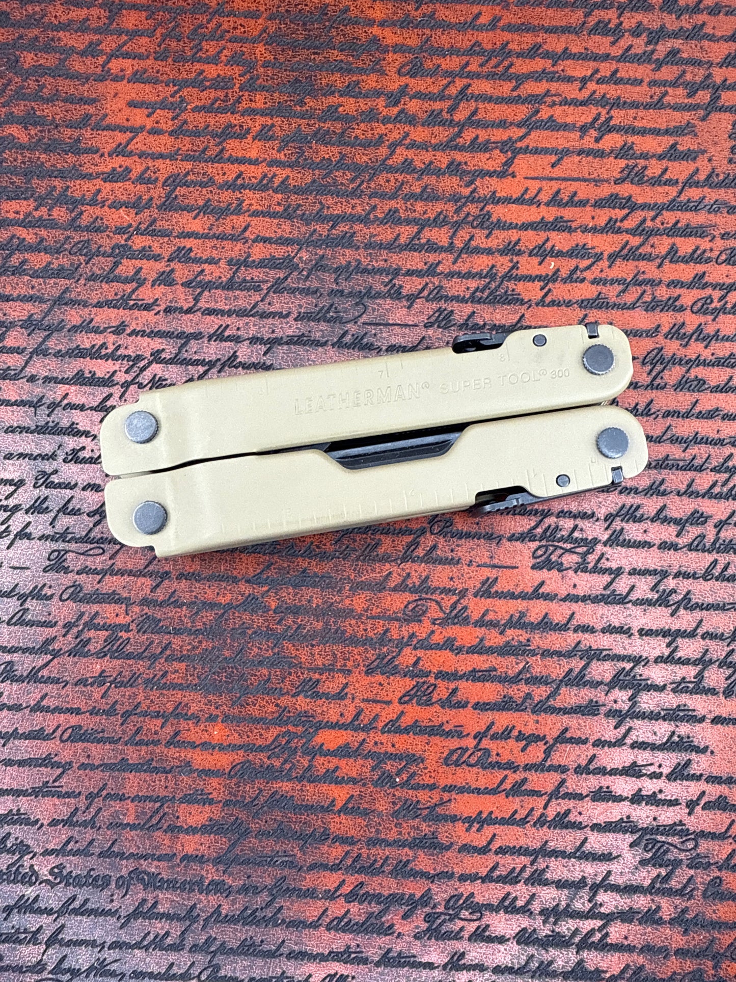 New Tan Leather man MULTI TOOL
