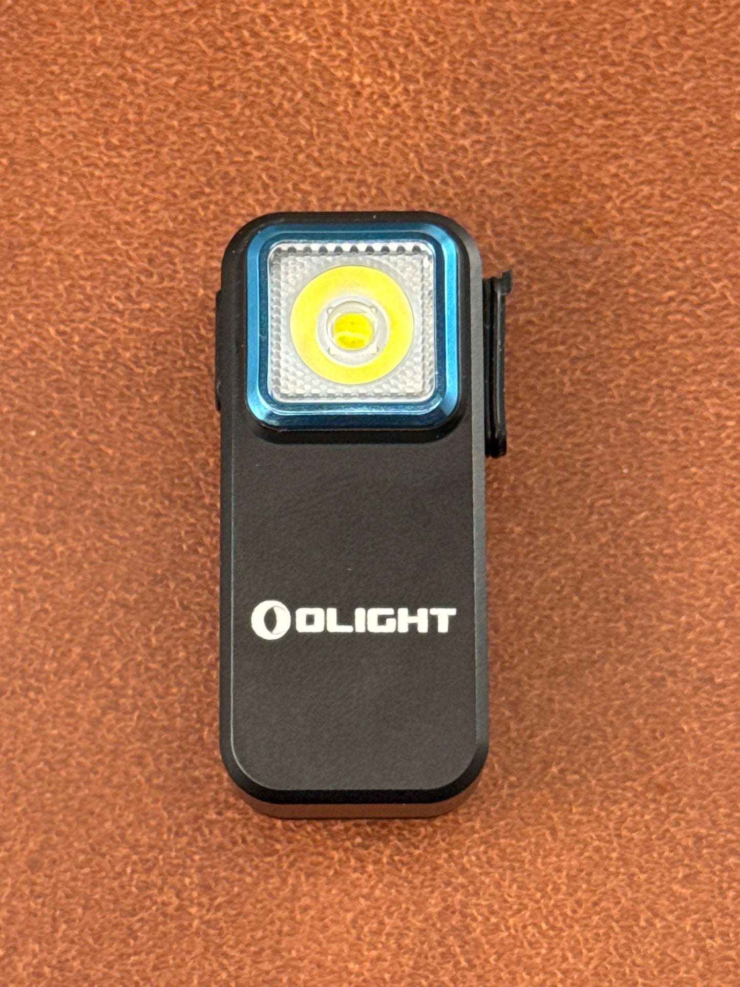 Oclip Clip Light with White and Red Light Black