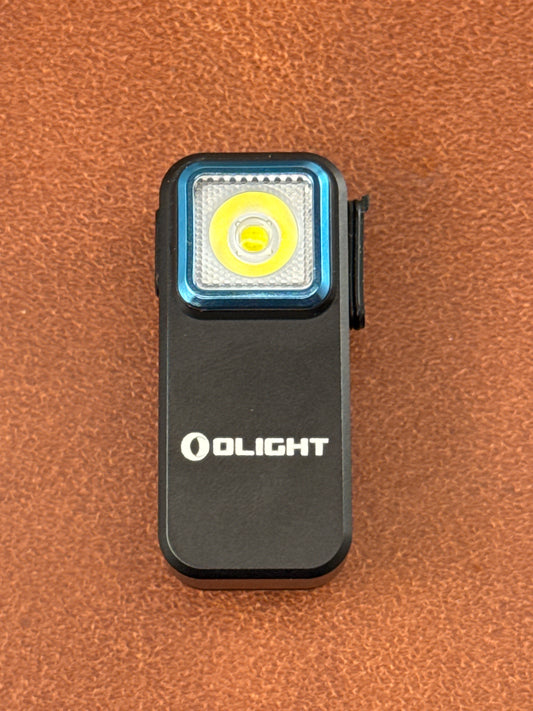 Oclip Clip Light with White and Red Light Black