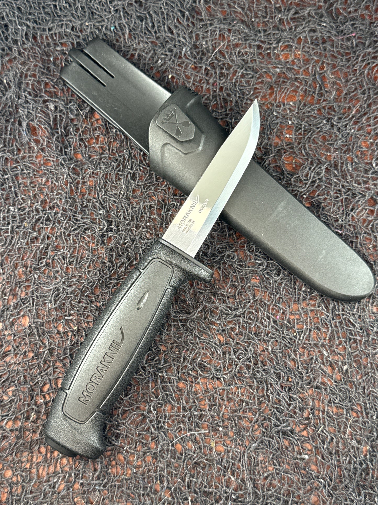 BLACK Mora knife Carbon steel