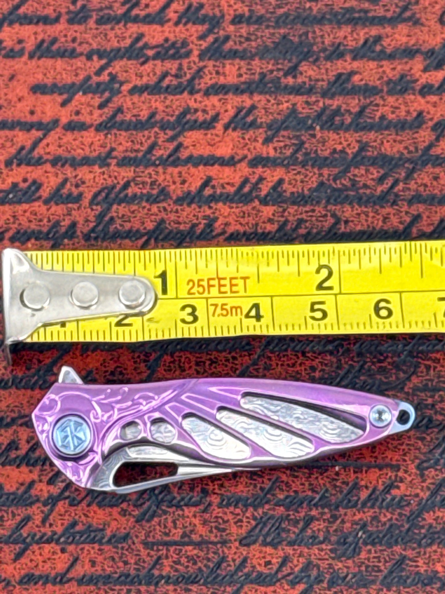 RIKE KNIFE purple ( NEW WITH PINK )