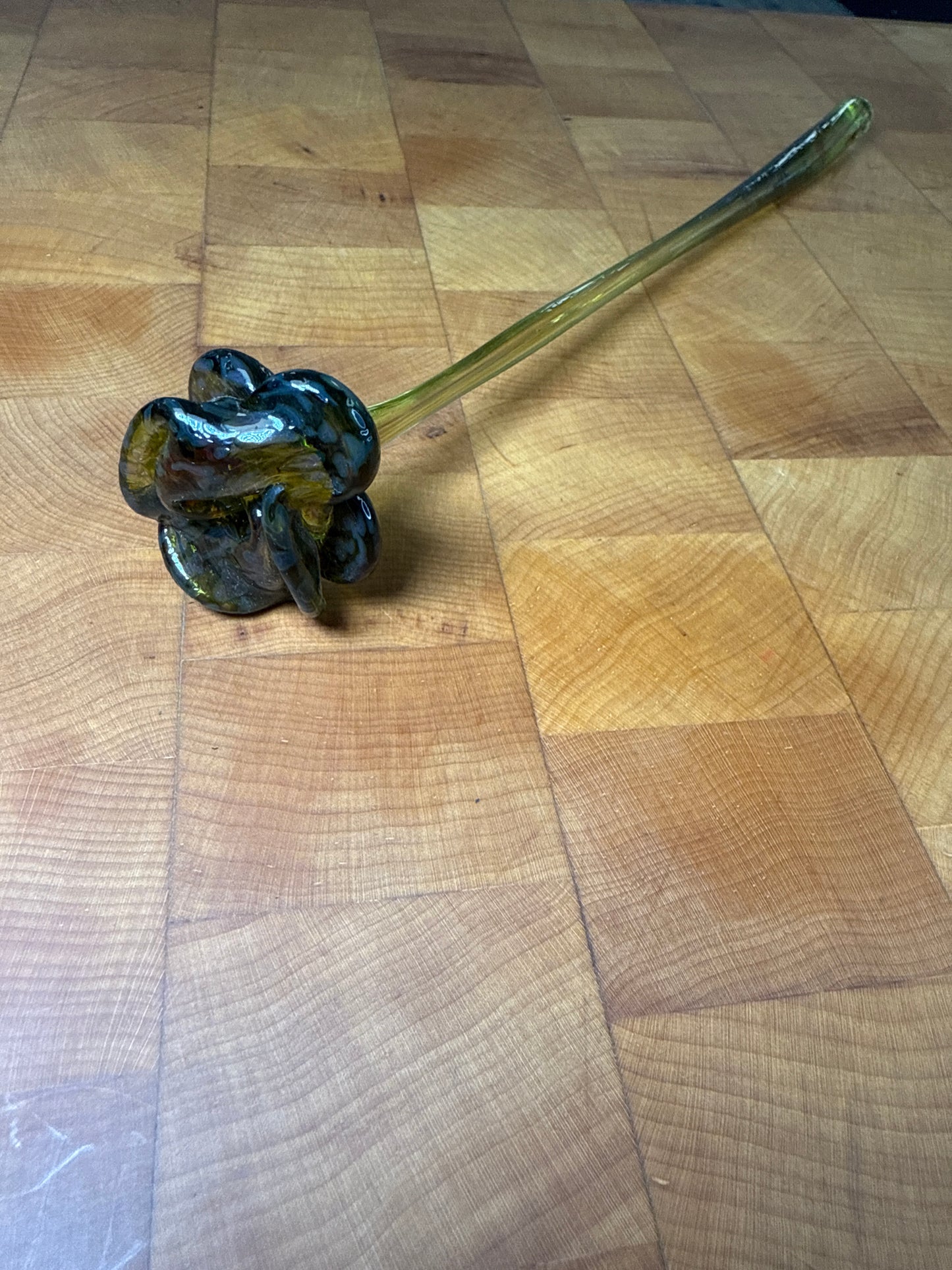 Small glass rose