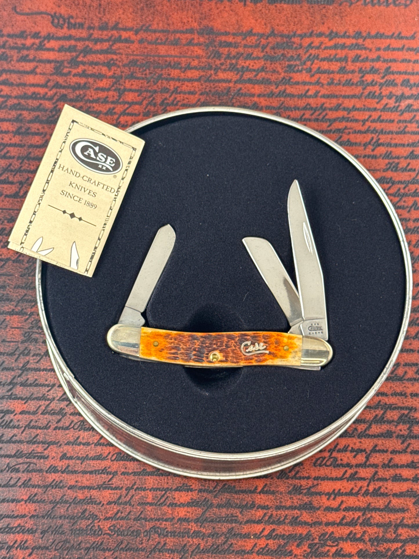 No. 75438 w/Tin  2002 Silver Logo Inlay ( new )