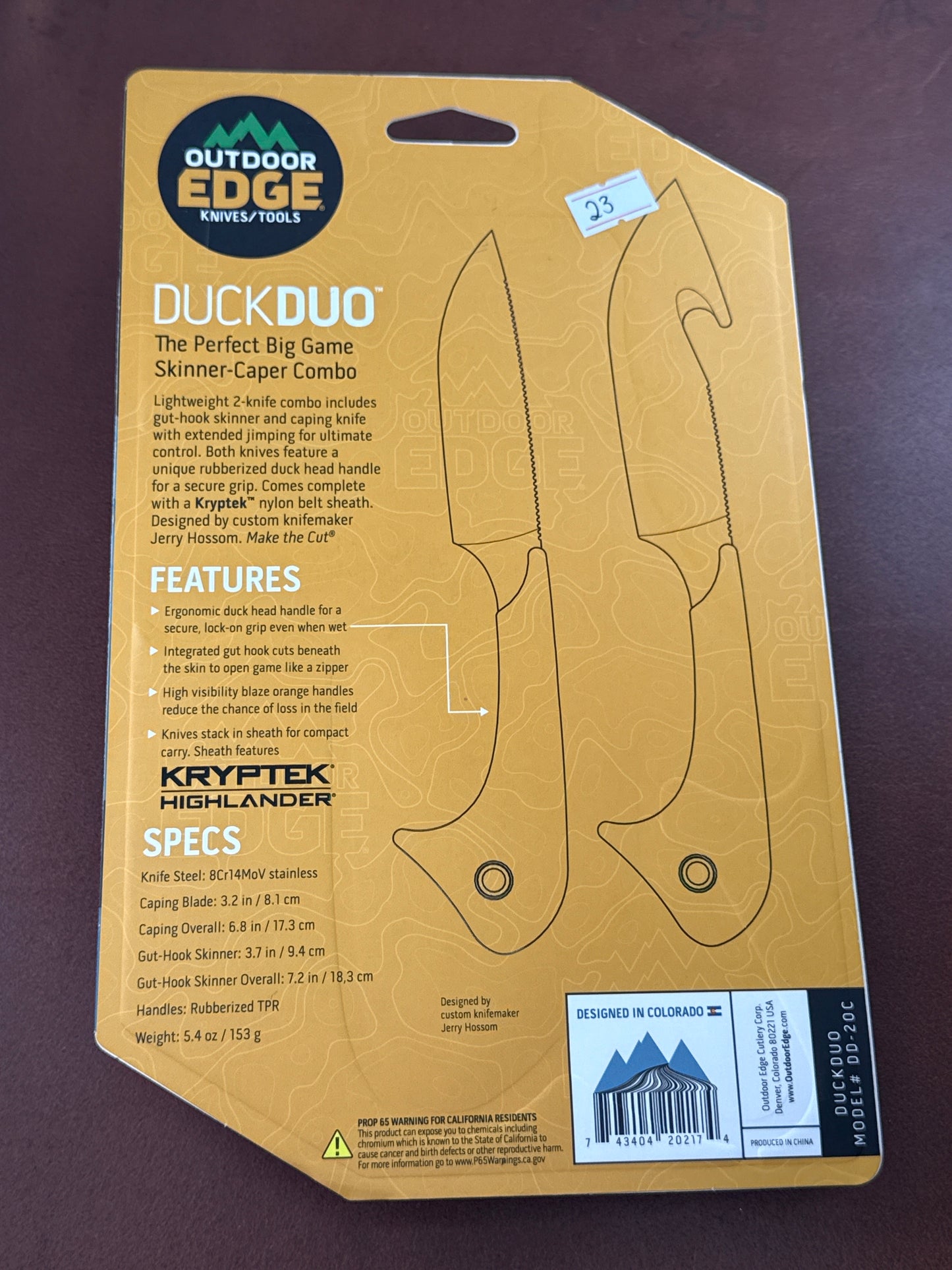 Outdoor edge DuckDuo ( New in OG packaging )