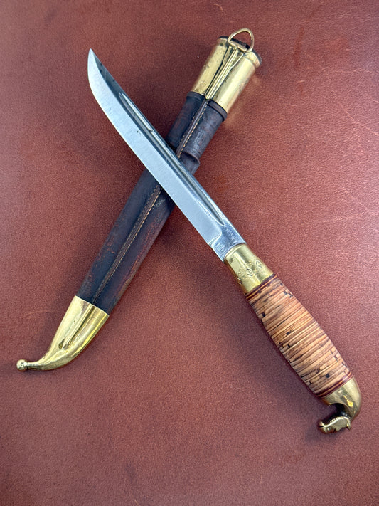 vintage Iisakki Järvenpää horse head puukko knife ( preowned lightly used )