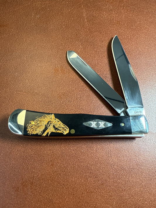 MUSTANG Black smooth trapper