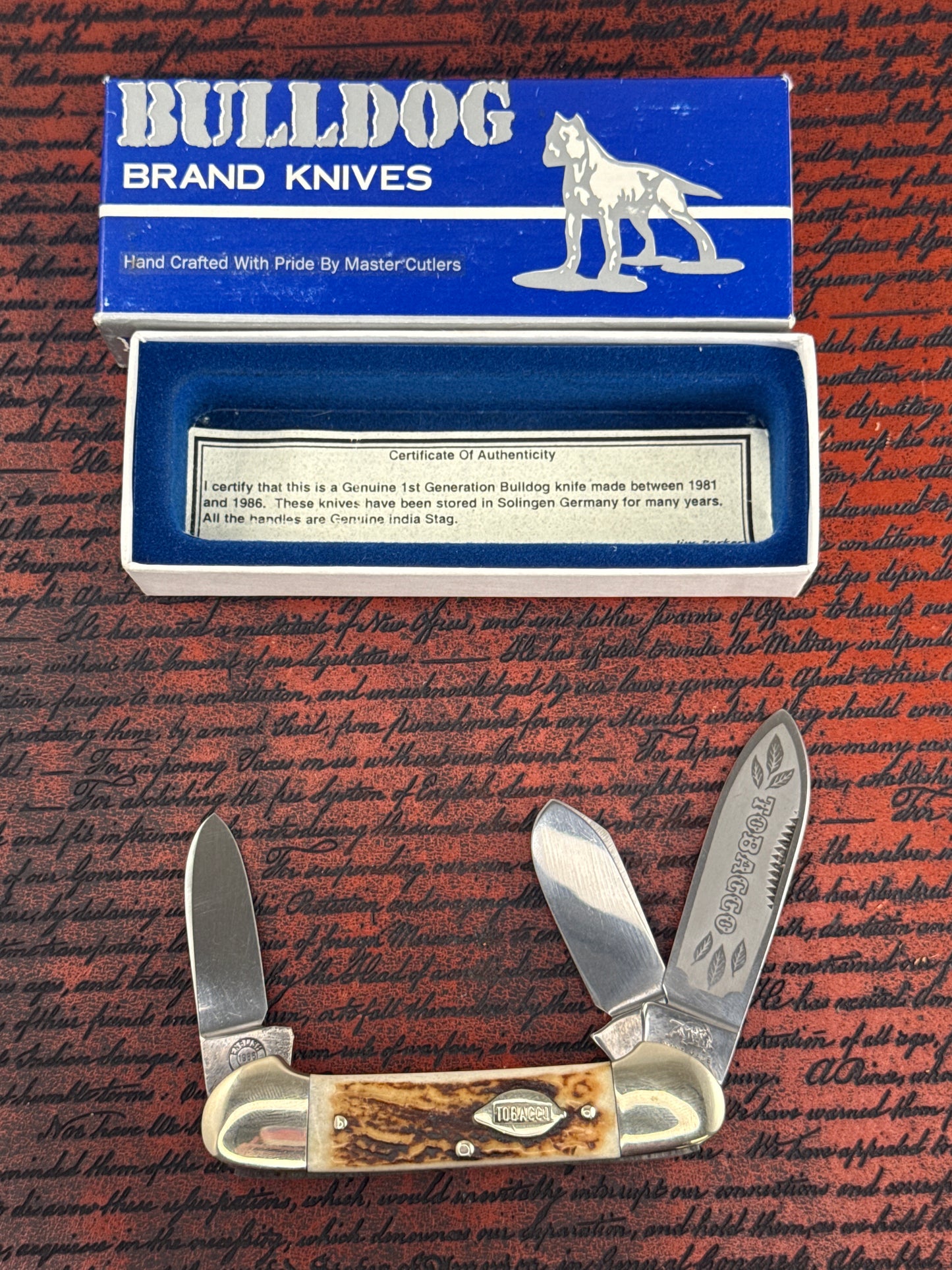 Bulldog brand knives ( Like new without box )
