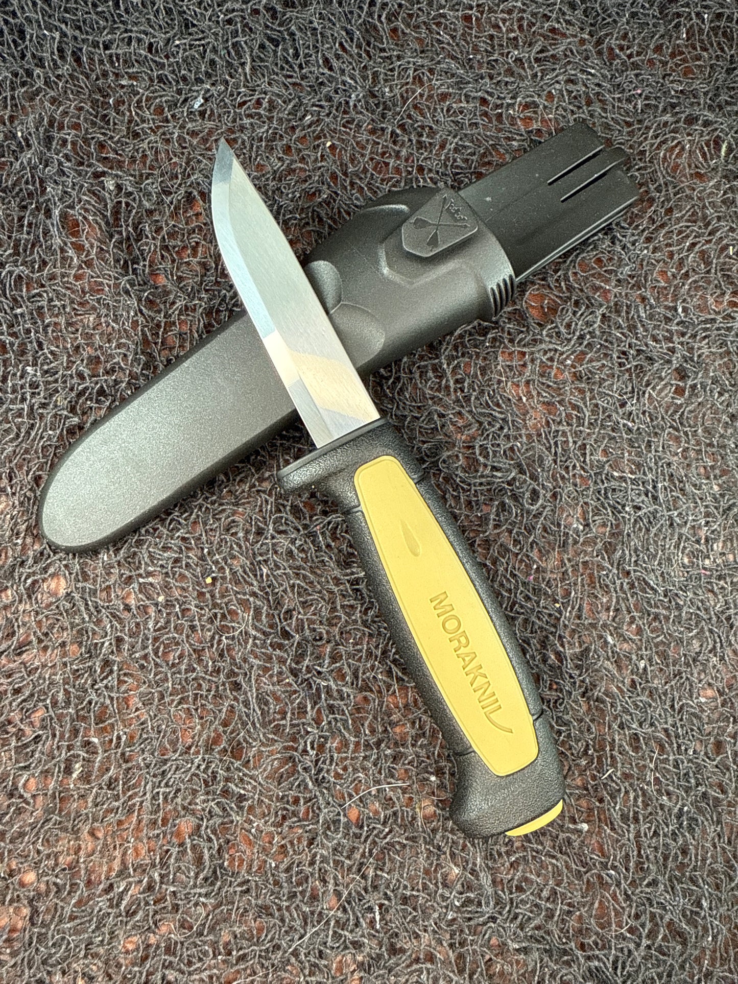 BLACK AND TAN Mora knife Carbon steel