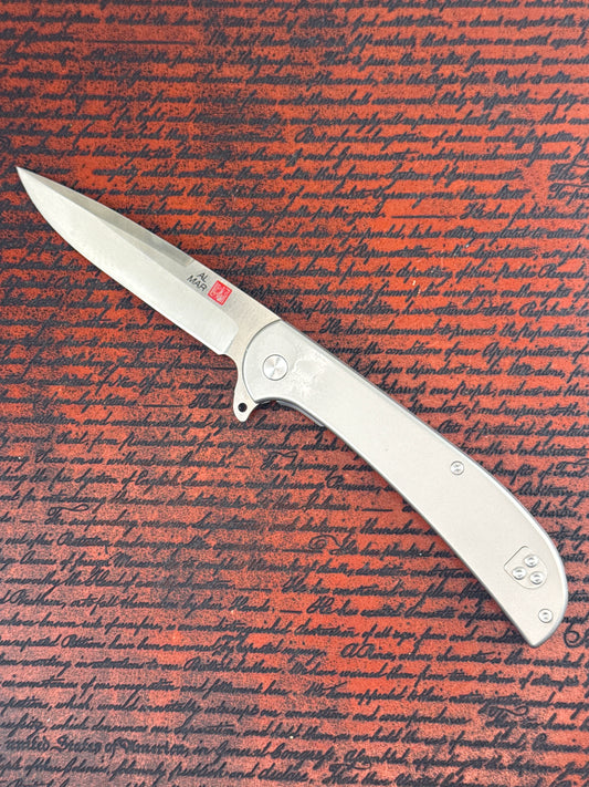 AL MAR KNIVES ultralight titanium series  ( New with Box )