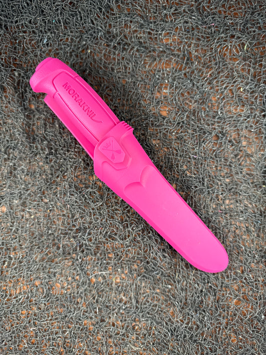 PINK Mora knife Carbon steel