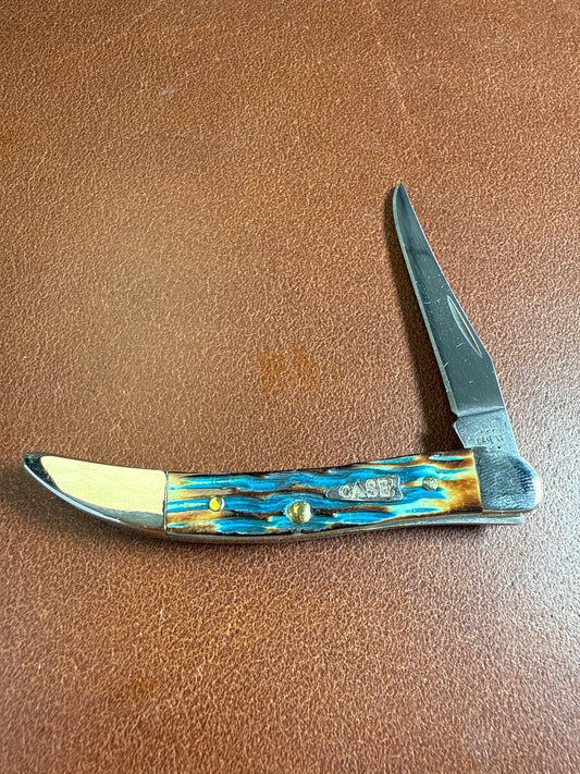 Sky blue bone Crandall jig small Texas toothpick