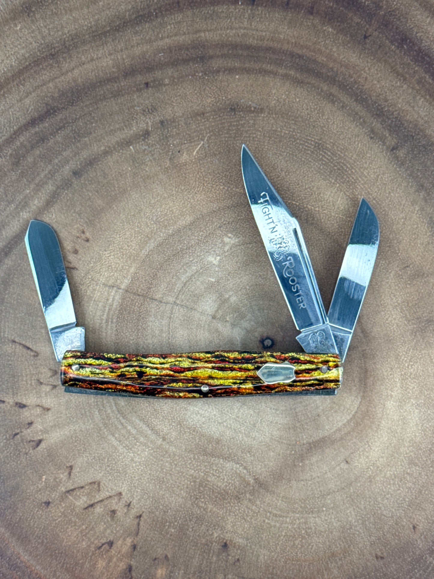 Fightn Rooster 3 blade ( Pre owned Like New )