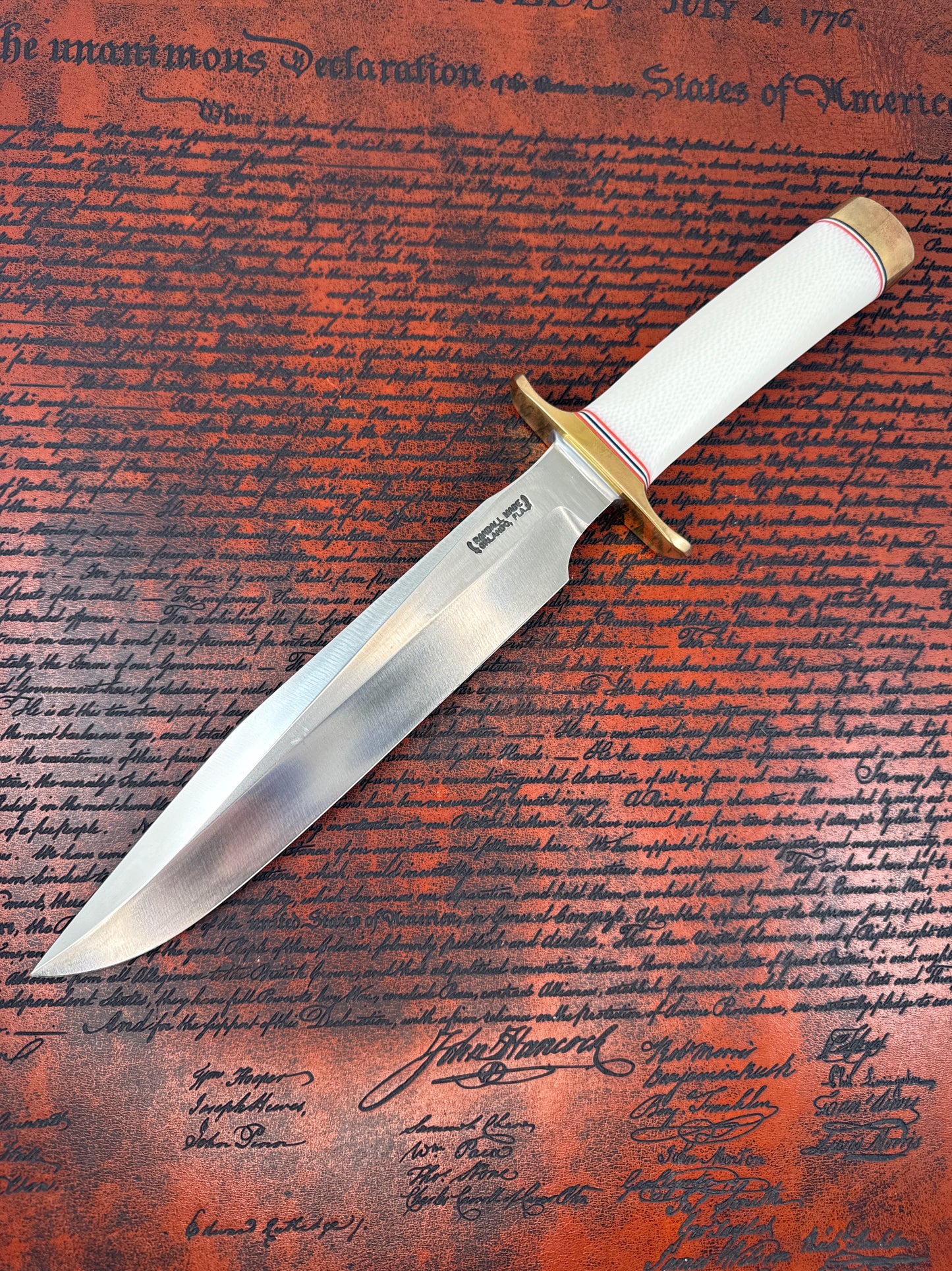 Randall Made Model #1-8 ( with leather sheath and green sheath cover )