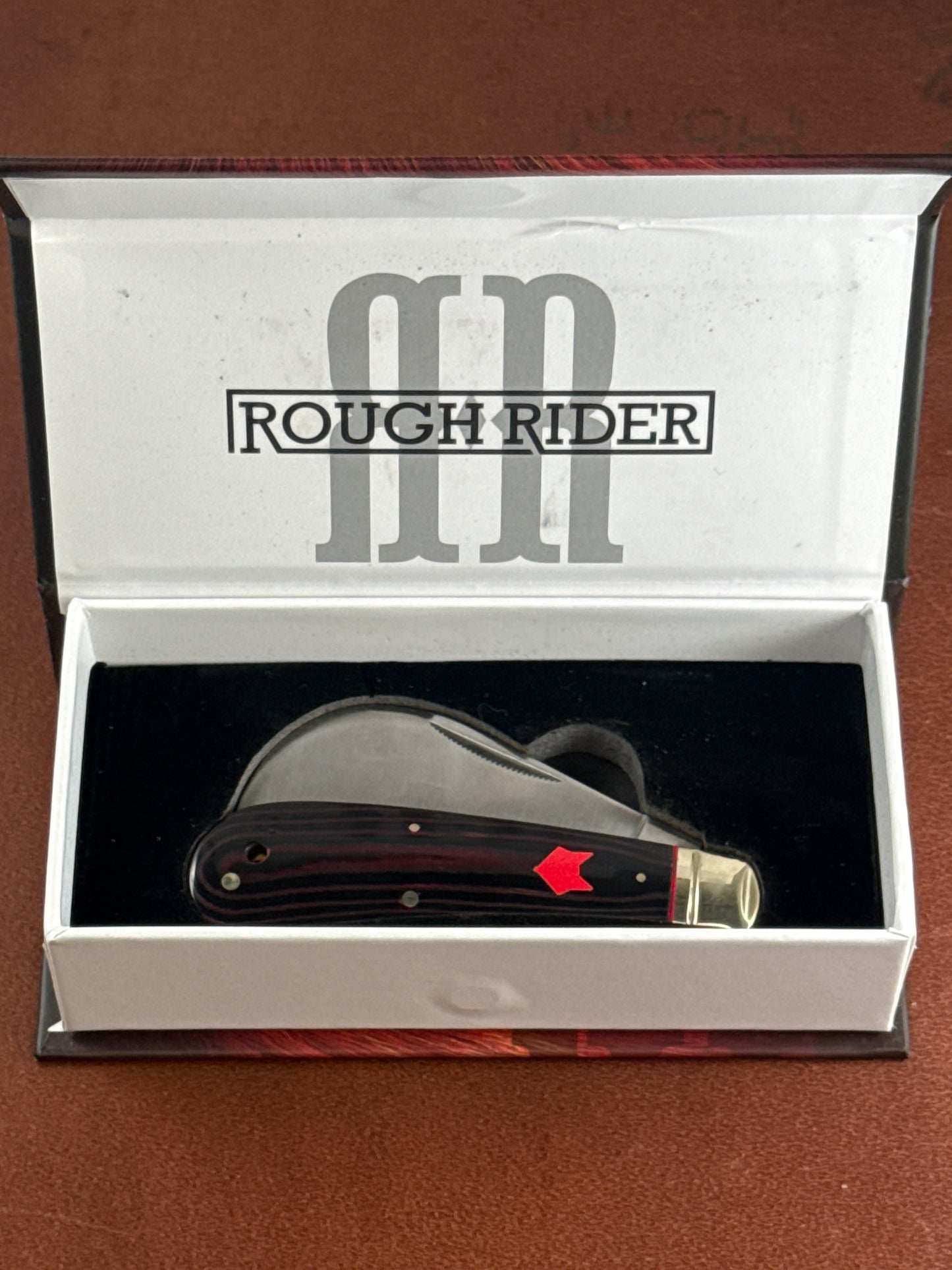 Rough Ryder Red Fox Hawkbill Folding Knife RR2295 ( Like New with Box