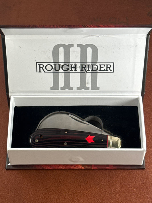 Rough Ryder Red Fox Hawkbill Folding Knife RR2295 ( Like New with Box