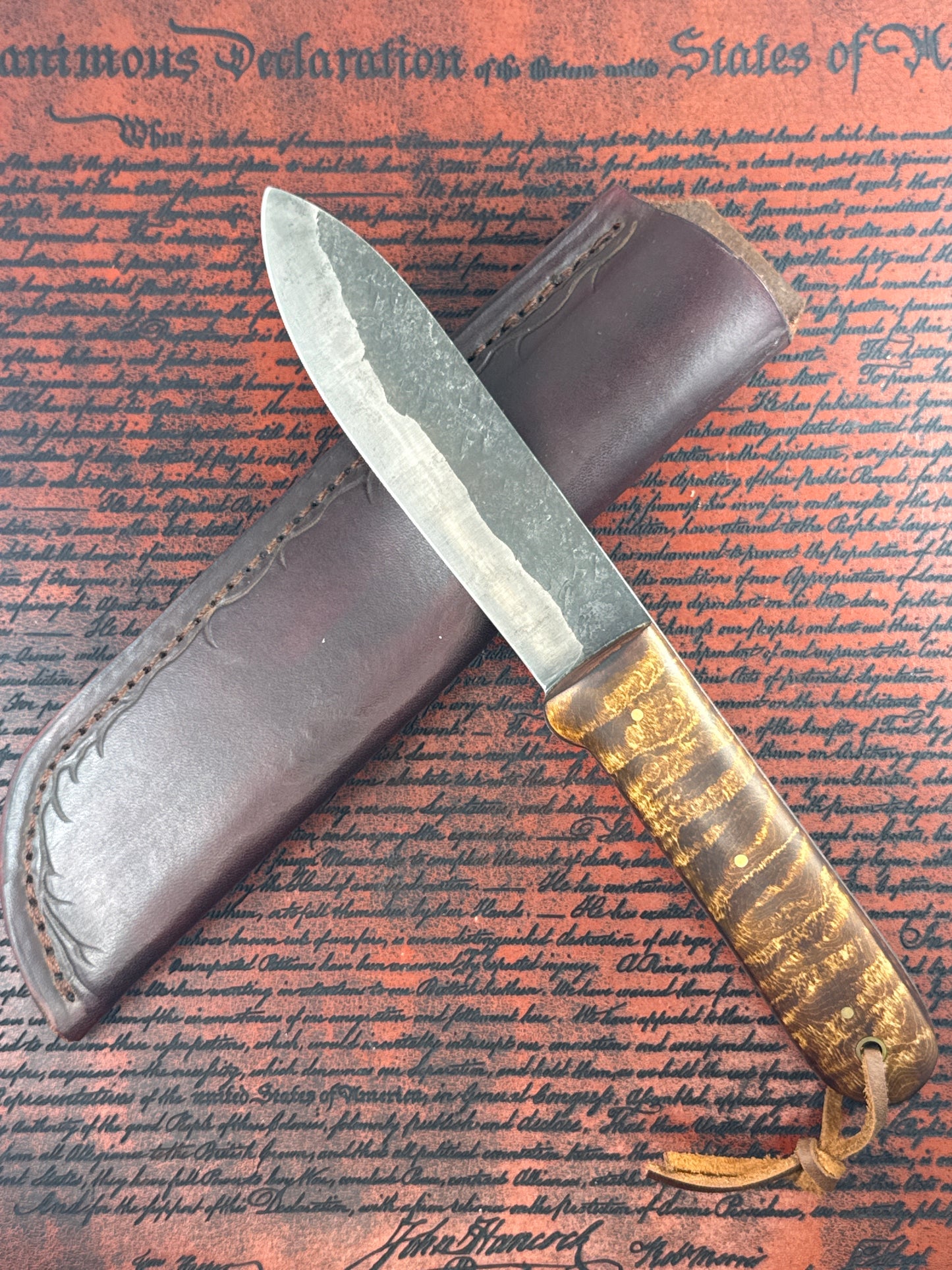 ML kephart with leather sheath and care info ( No box )