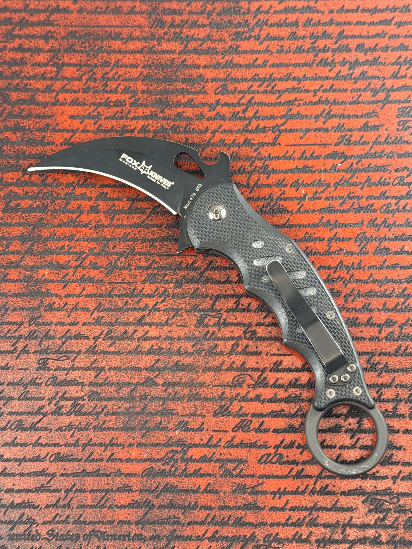 Fox Knives Karambit ( Used with Box )