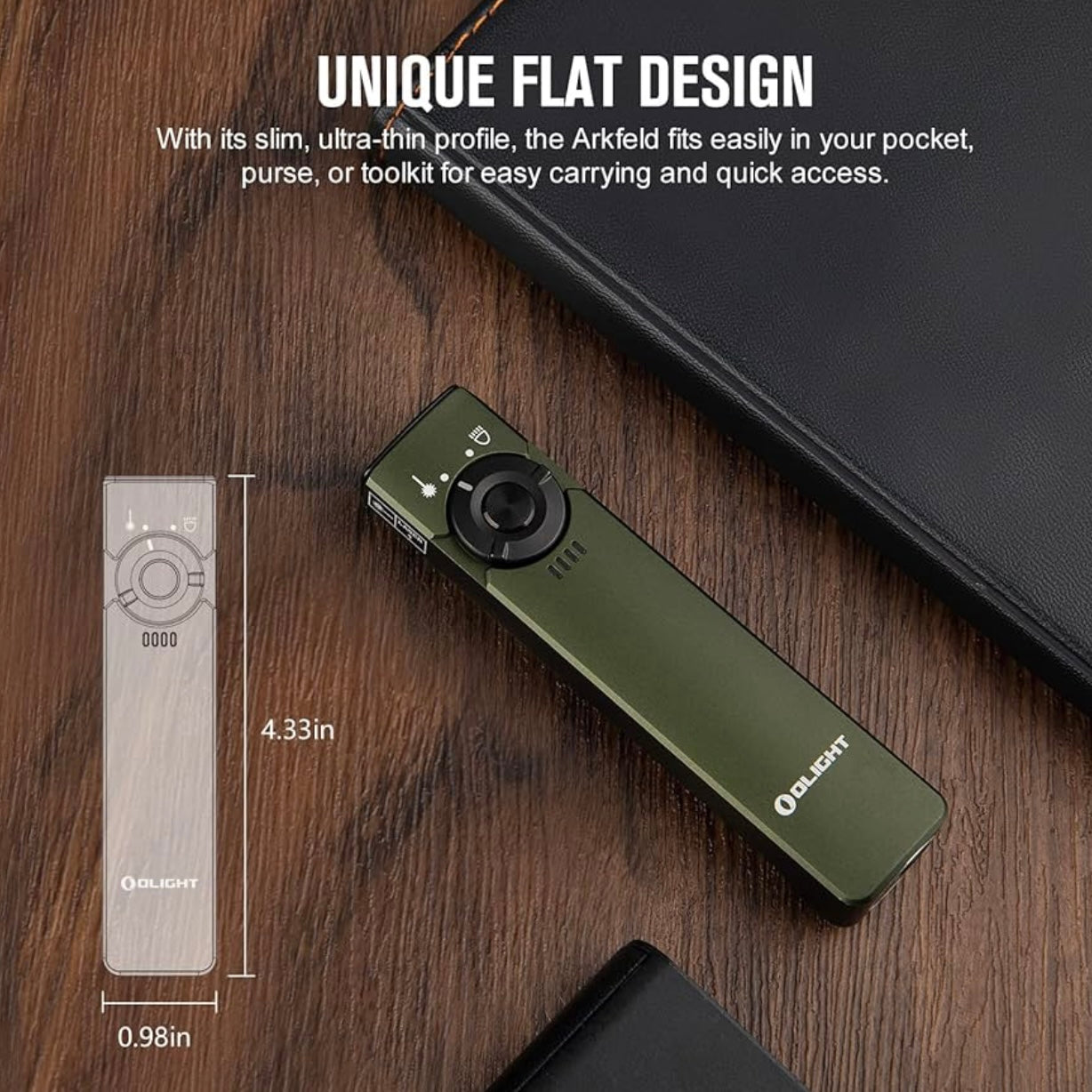 Olight Arkfeld ( green ) new with box