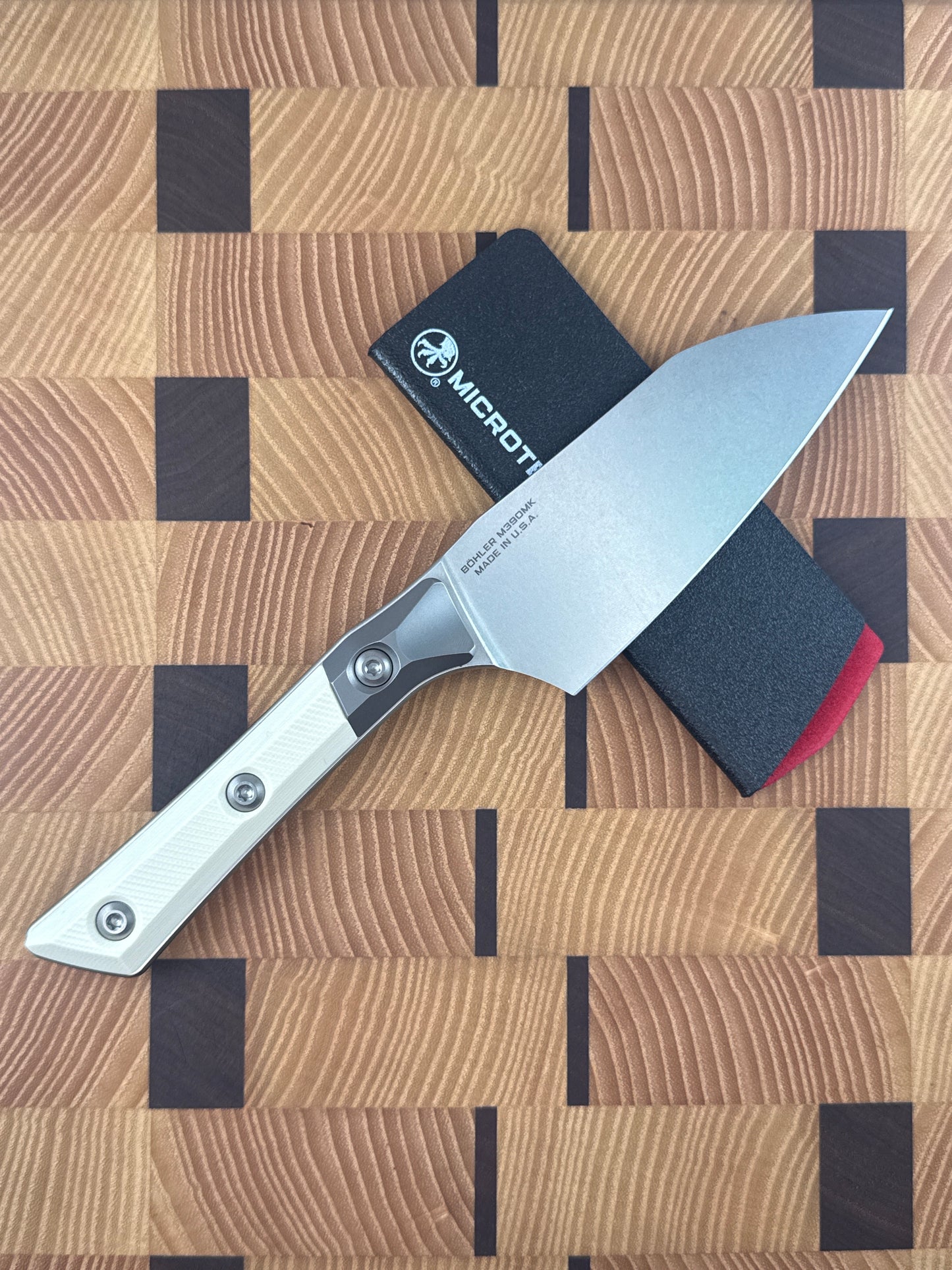 Microtech 4” Santoku ( New with box & edge protector )