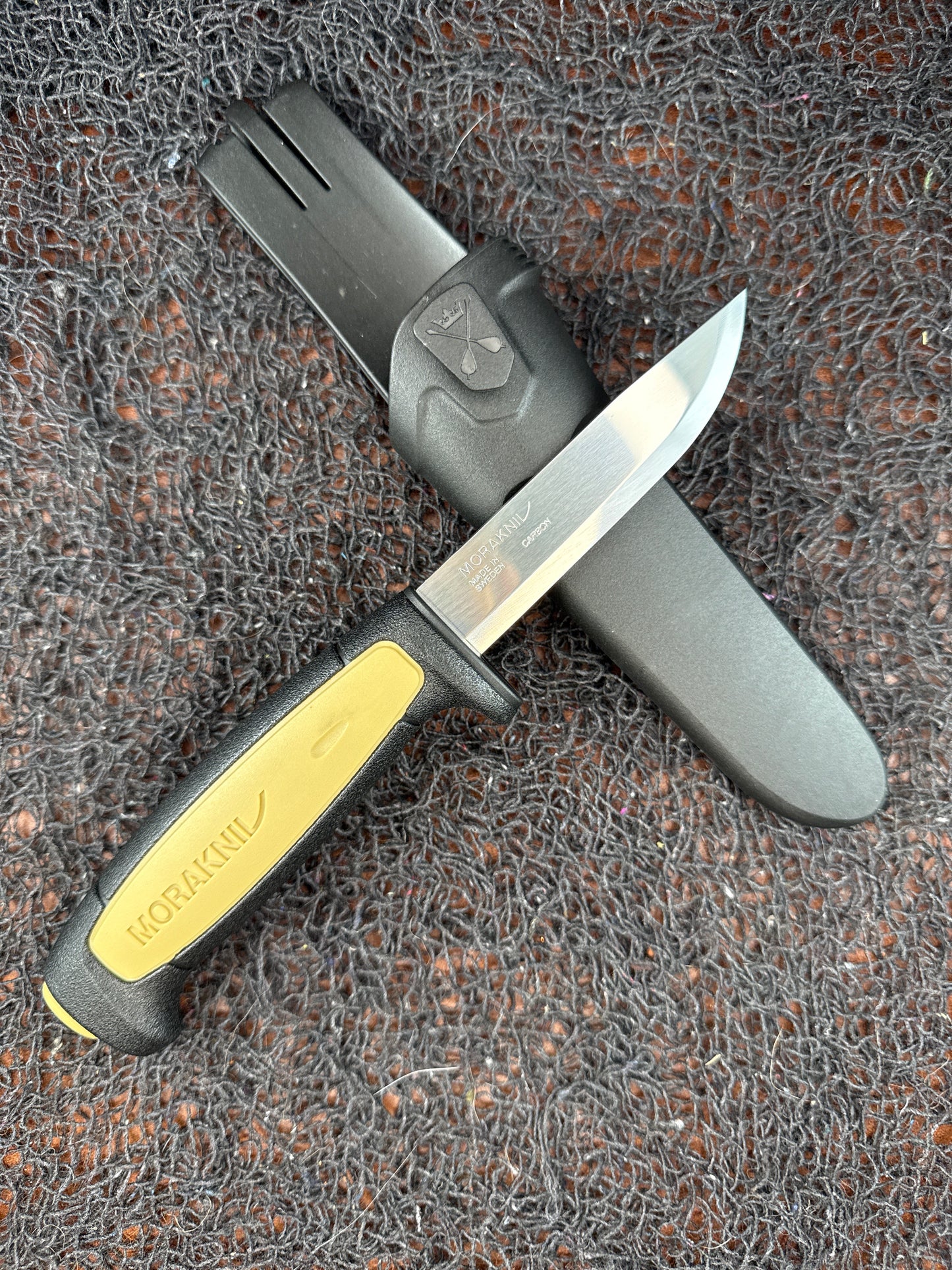 BLACK AND TAN Mora knife Carbon steel