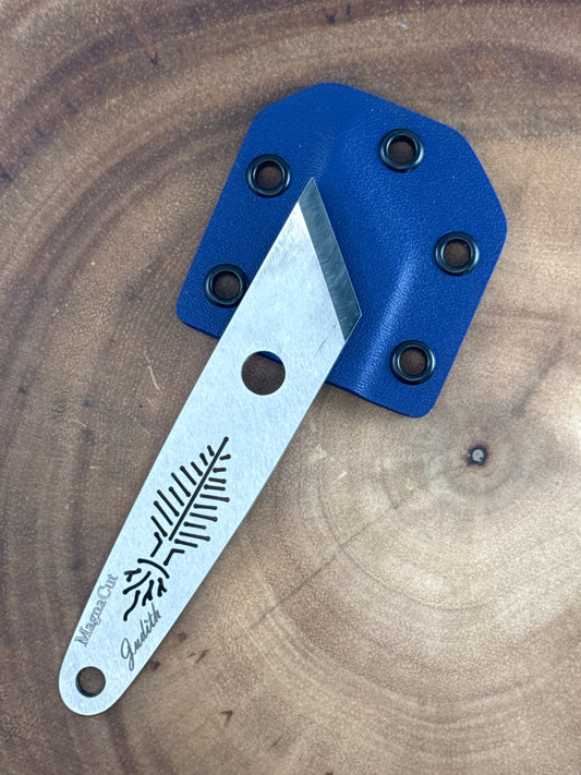 Flatwoods Blue Sheath ( Neck Knife )