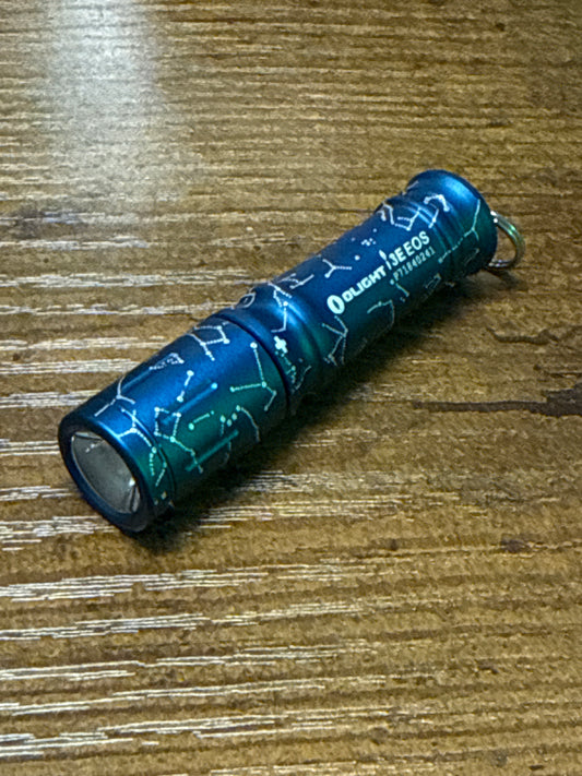 i3E EOS Keychain Flashlight Astral Cobalt
