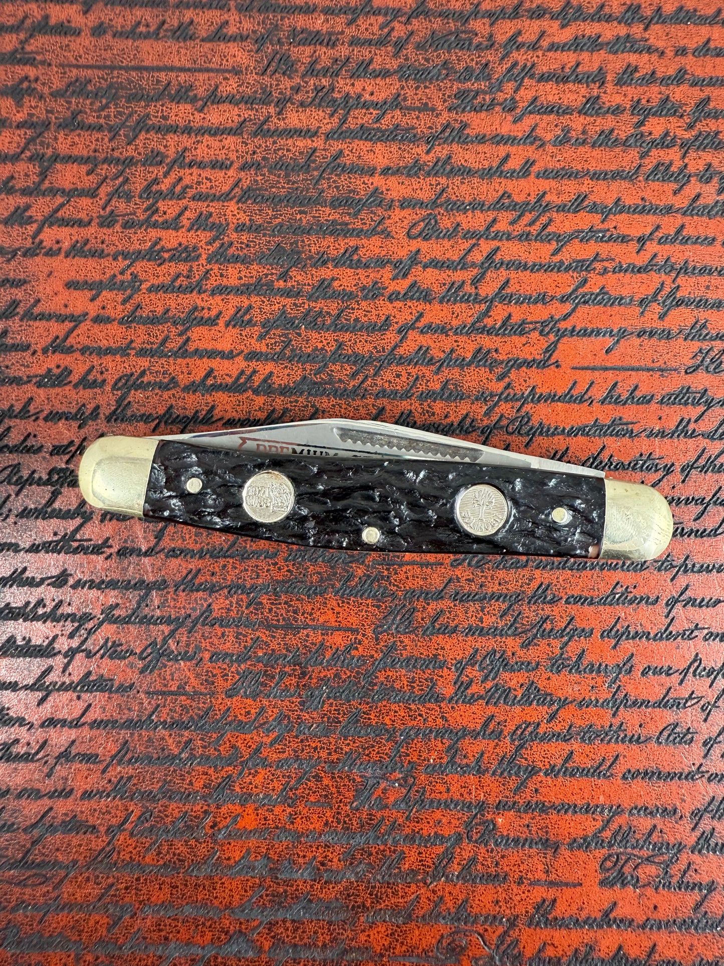 1971 BOKER 3 blade ( slightly used without box )