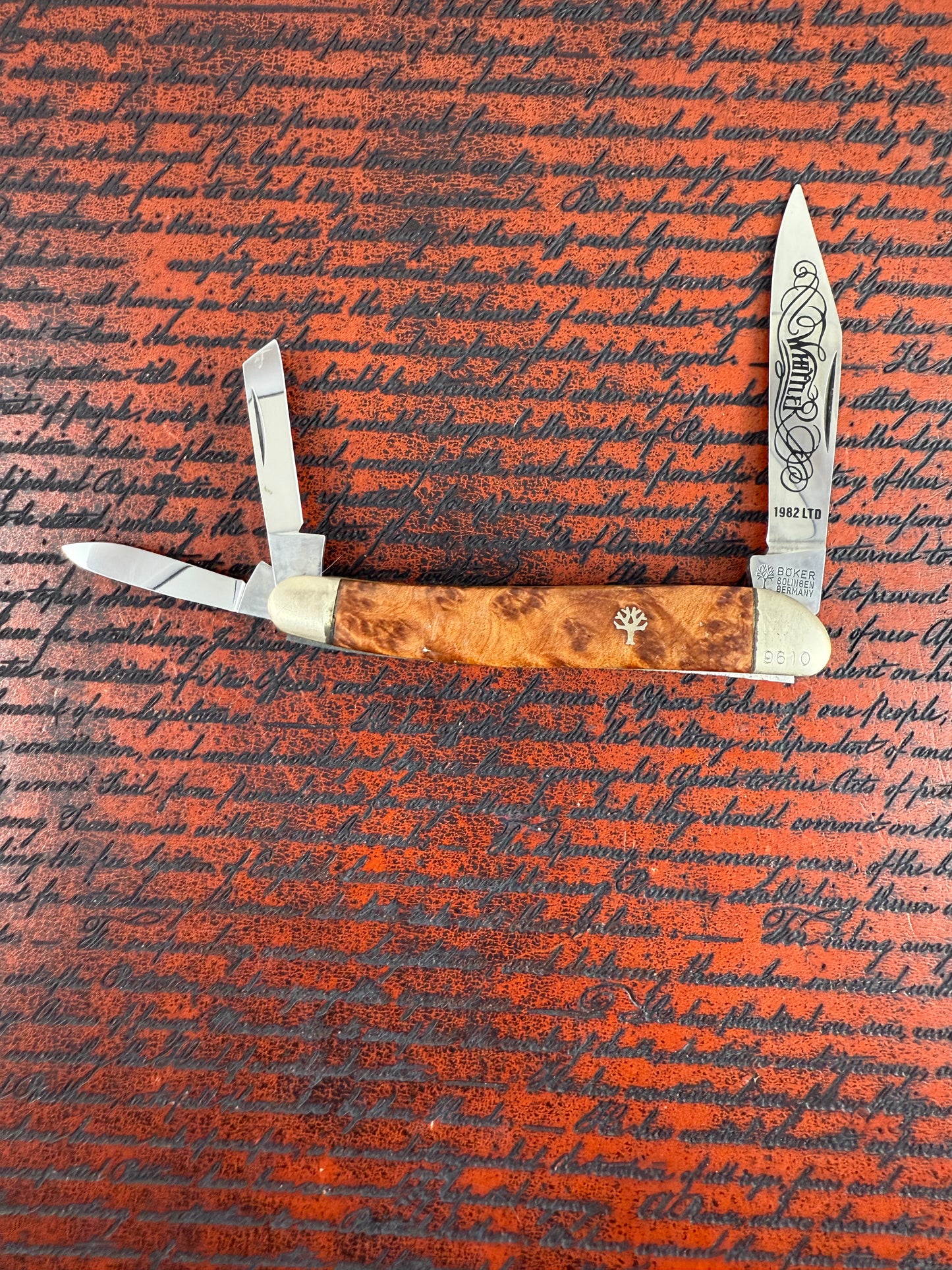 1982” Whittler Wood BOKER ( new without box )